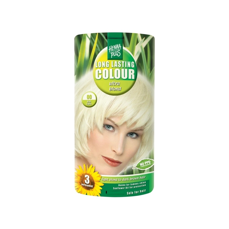 Henna Plus Long Lasting Colour juuksevärv 00 ultra blond