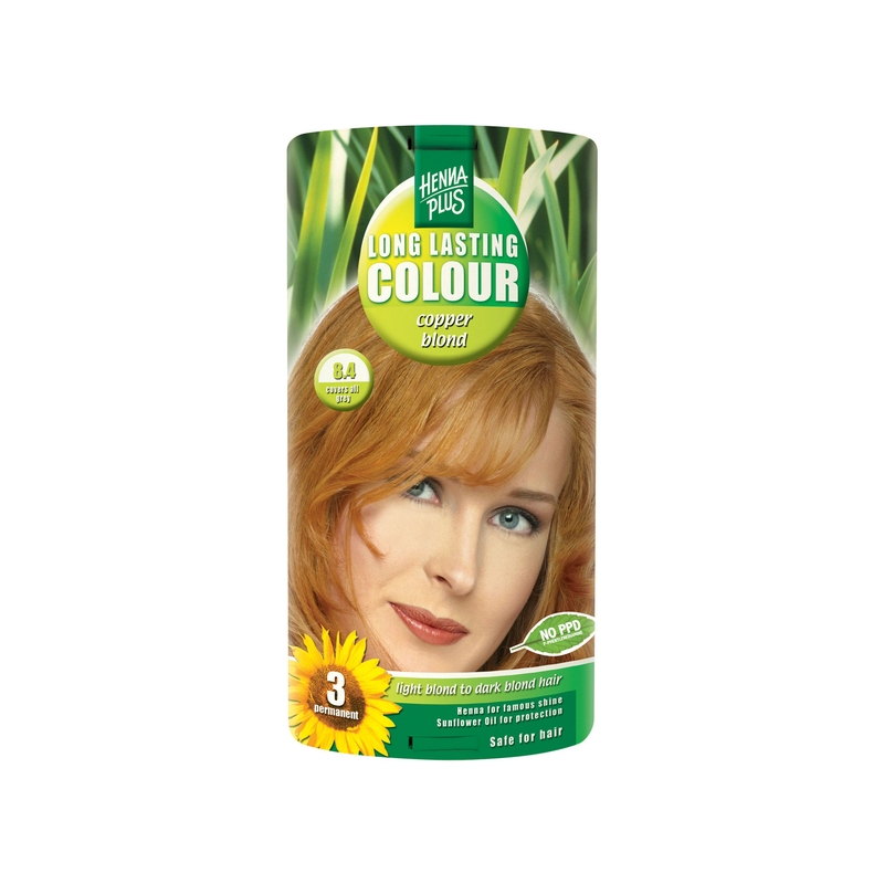 Henna Plus Long Lasting Colour juuksevärv 8.4 copper blond