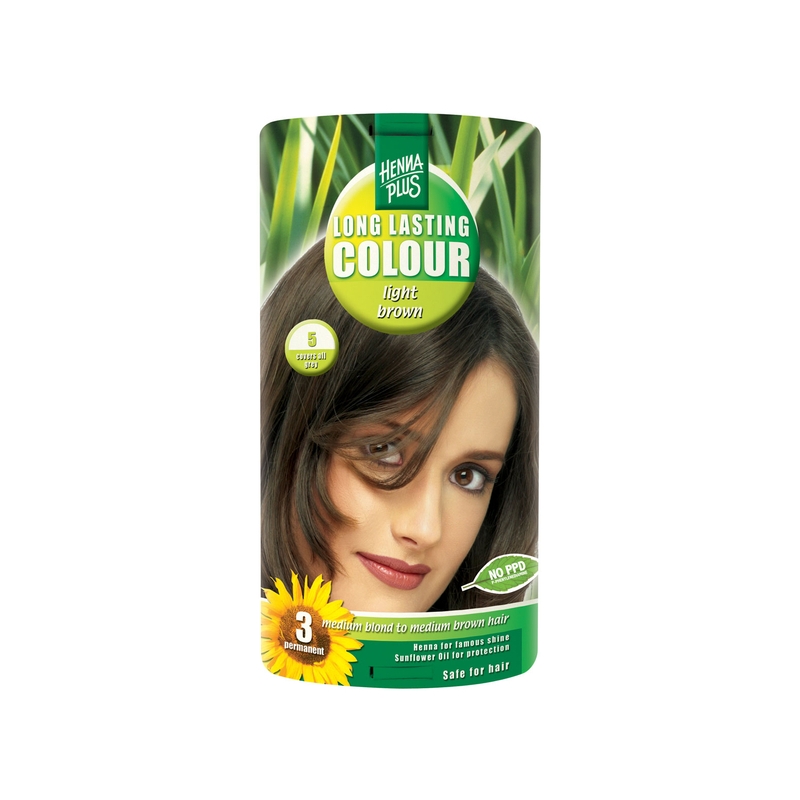 Henna Plus Long Lasting Colour juuksevärv 5 light brown