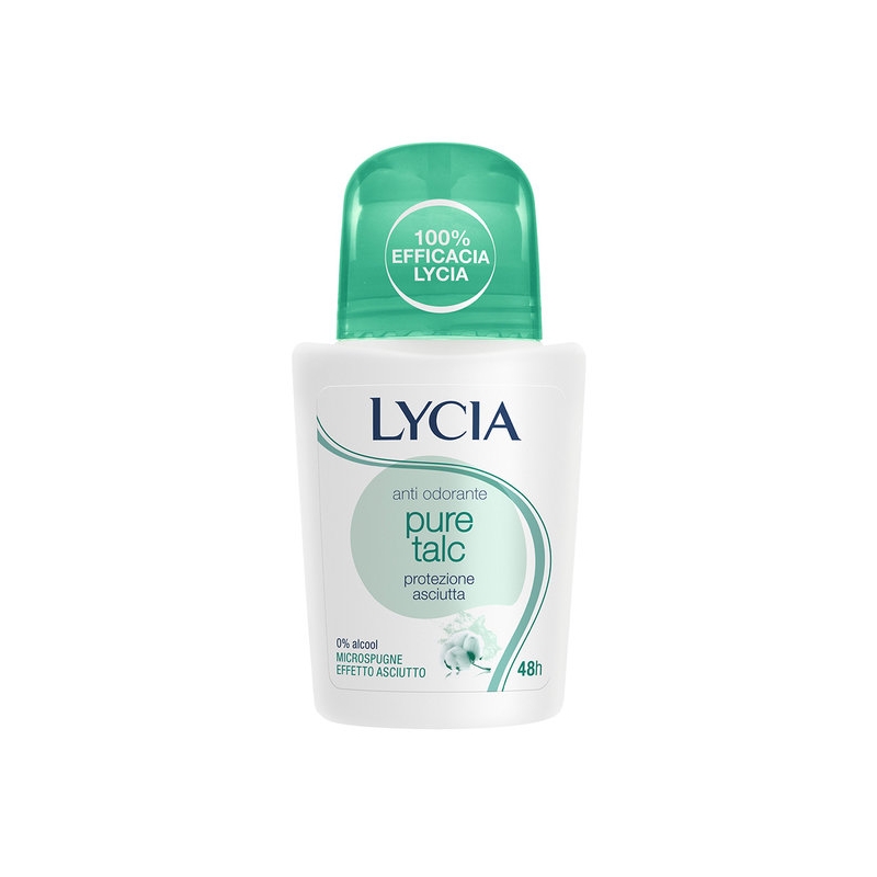 Lycia Pure Talc higilõhna neutraliseerija roll-on talgiga