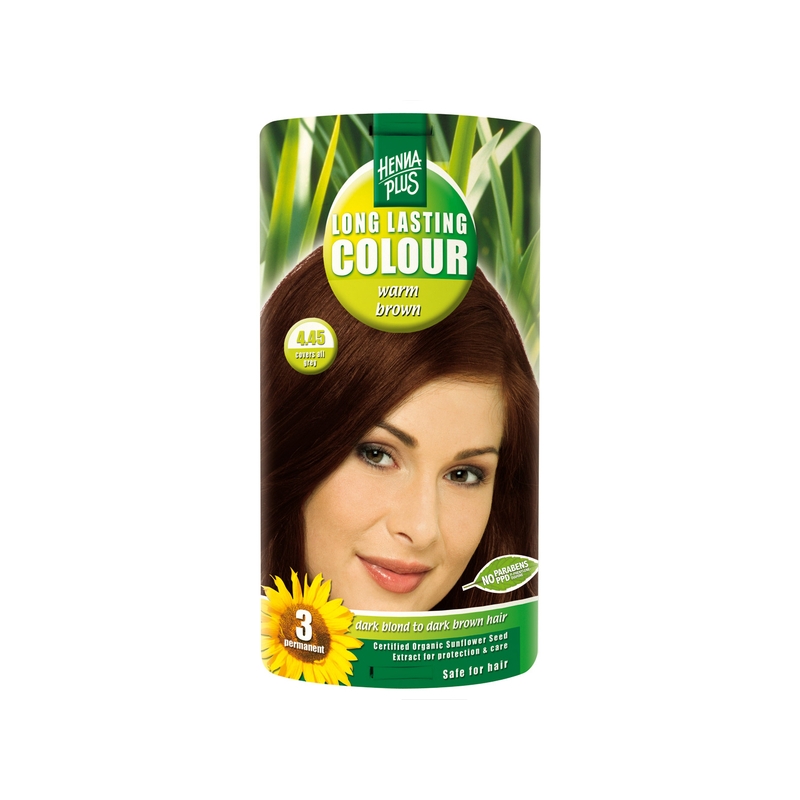 Henna Plus Long Lasting Colour juuksevärv 4.45 warm brown