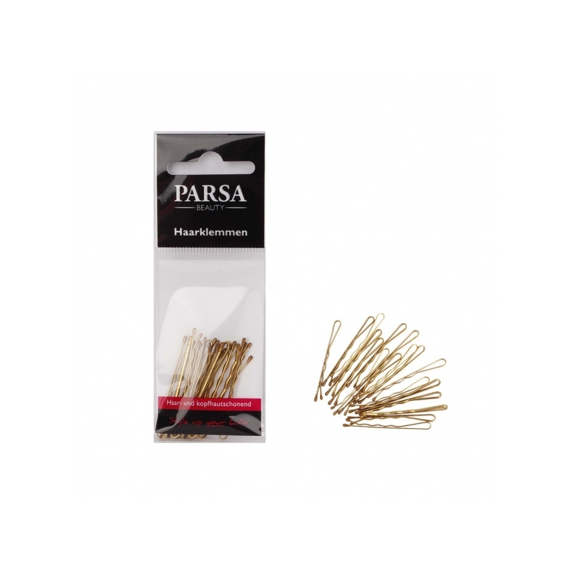 PARSA 62810 juukseklambrid 4 cm/18 tk/kuldsed