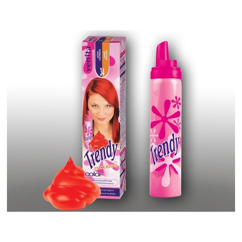 Venita Trendy värviv juuksevaht 34  "light red"