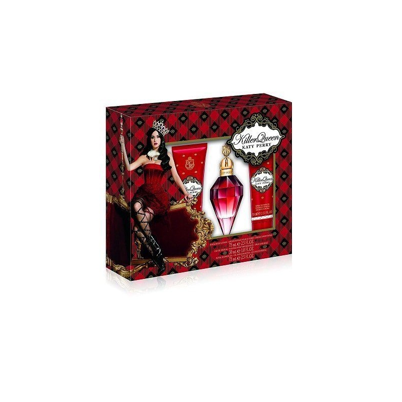 Katy Perry Killer Queen Set Eau de Parfum 30 ml+ihupiim75+dušigeel 75 ml