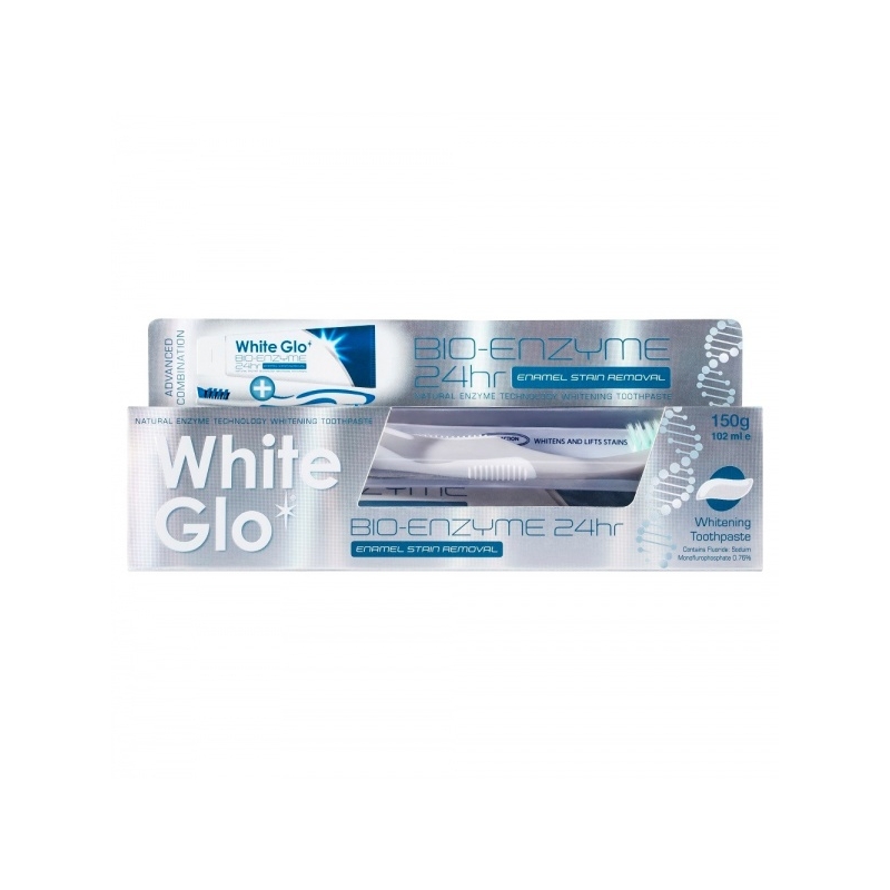 White Glo Valgendav hambapasta naturaalsete ensüümidega