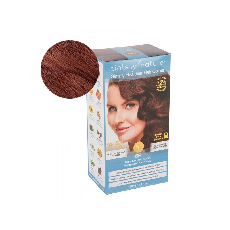 Tints Of Nature 6R Dark Copper Blonde Looduslik juuksevärv
