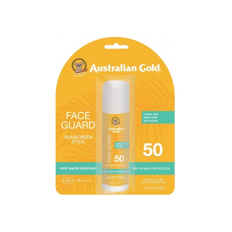 Australian Gold SPF 50 Face Guard veekindel palsam näole 14ml