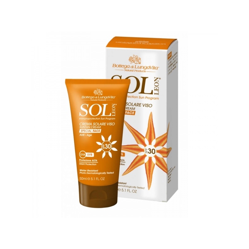 SOL Sun protection Cream veekindel päikesekaitsekreem näole SPF 30