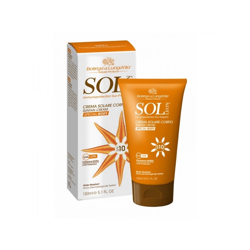 SOL Suntan Cream veekindel päikesekaitsekreem SPF 10