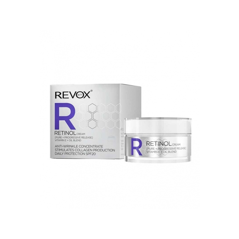 Revox kortsudevastane päevakreem retinooliga