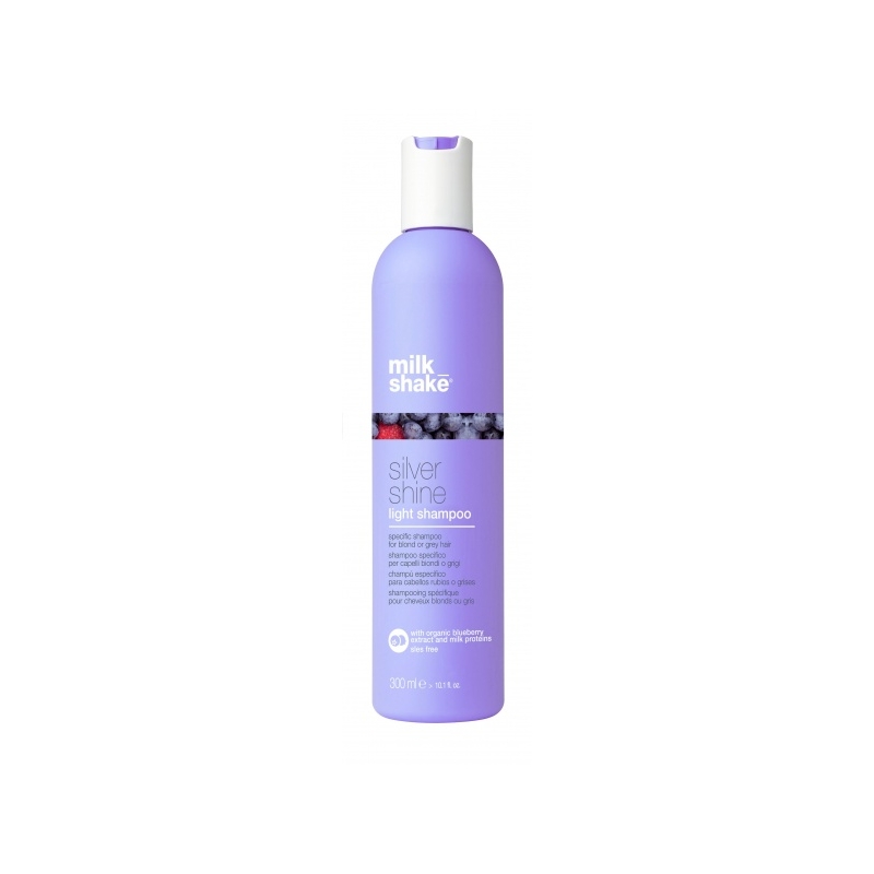 Milk Shake Silver shine violetsete pigmentidega šampoon blondidele juustele. 300ml