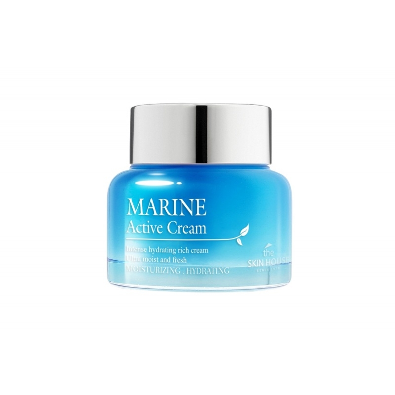 The Skin House Marine Active Cream niisutav näokreem hüaluroonhappe ja merevetikatega 50 ml