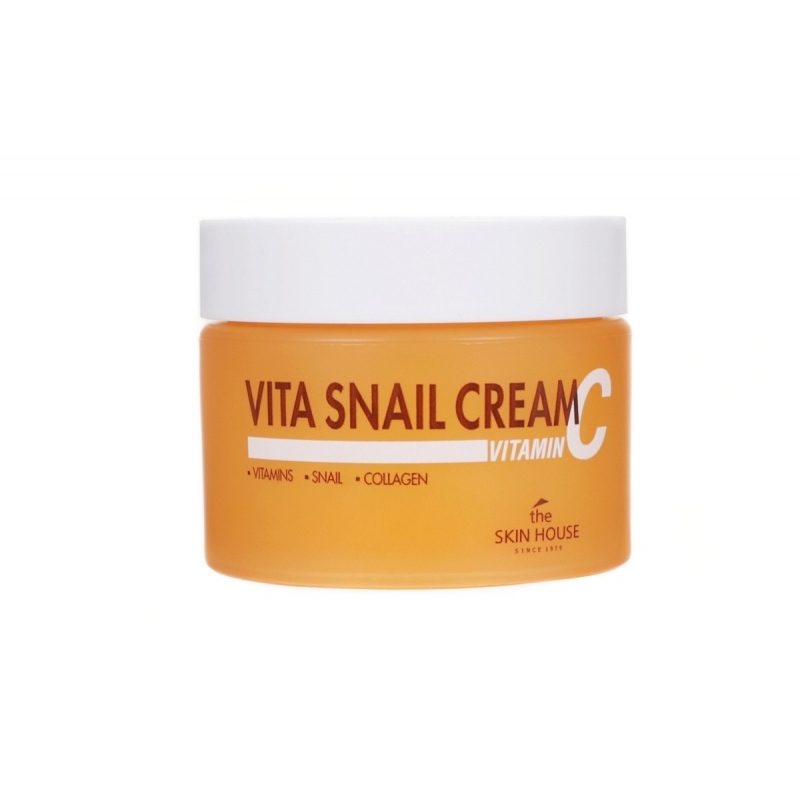 The Skin House Vita Snail Cream  pinguldav ja nahatooni ühtlustav näokreem vitamiinide ja teolimaga  50ml