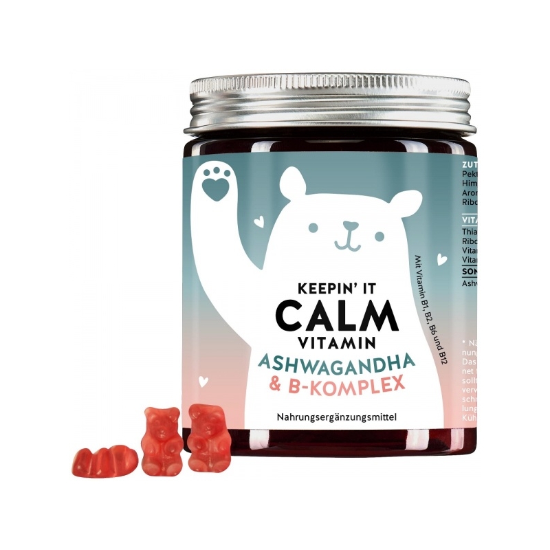 Bears With Benefits Keepin’ It Calm Vitamin Ashwagandha & B-vitamiinide kompleksiga 60tk