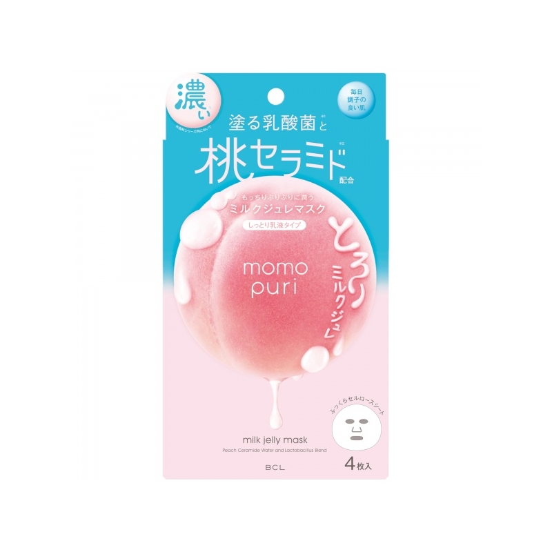 Momopuri Milk Jelly üliniisutav kangasmask 4x22ml