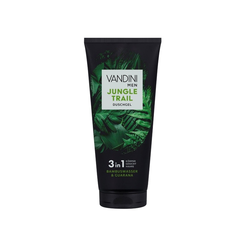 Vandini Jungle Trail 3in1 dušigeel-šampoon meestele 200ml