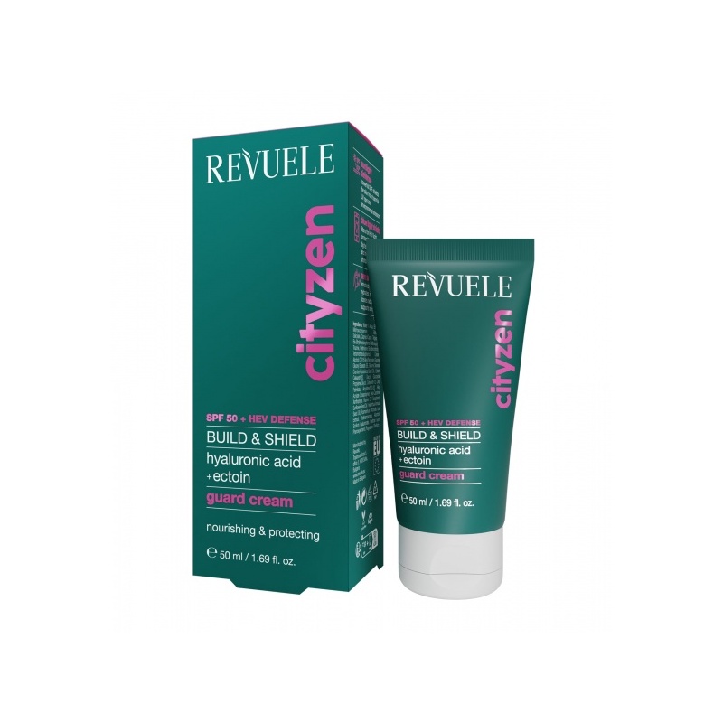 Revuele Cityzen Build & Shield toitev ja kaitsev päevakreem SPF50