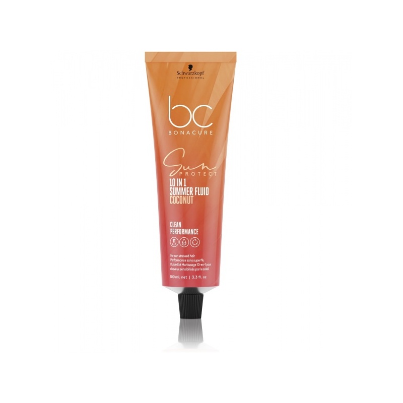 Schwarzkopf Professional Bonacure Sun Protect 10-in-1 Summer Fluid Coconut Multifunktsionaalne Hooldus 100ml