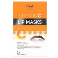 Face Facts Taastav ja pehmendav mask huultele C vitamiiniga 2tk