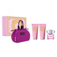 Versace Bright Crystal komplekt edt 90ml + ihupiim 100ml + dušigeel 100ml + kott