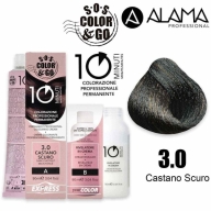 Alama Color & Go Juuksevärv 3.0 dark chestnut