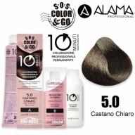 Alama Color & Go Juuksevärv 5.0 light chestnut