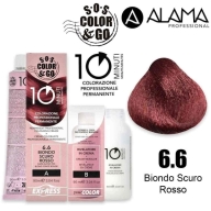 Alama Color & Go Juuksevärv 6.6  dark blond red