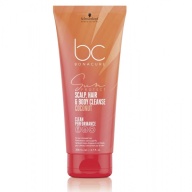 Schwarzkopf Professional Bonacure Sun Protect 3-in-1 Scalp, Hair Body & Cleanse Coconut Päikesekaitsešampoon 200ml